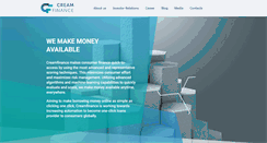Desktop Screenshot of creamfinance.com